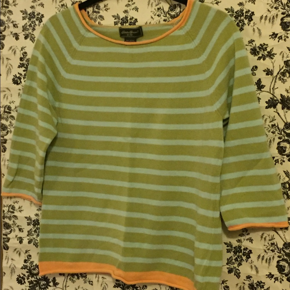 Eddie Bauer 3/4 Sleeve Sweater